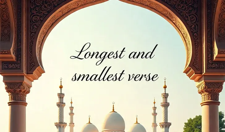 Visit 'Longest and smallest verse' Post for full Detail